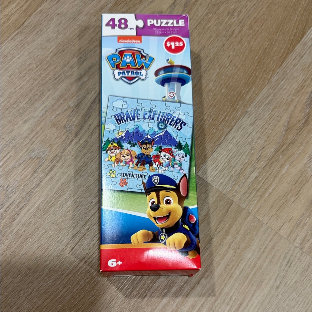 Paw Patrol Brave Explorers 48-Piece Puzzle - Red and Blue